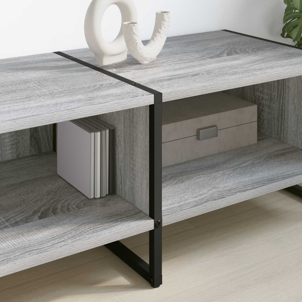 Produktbild för TV-skåp Grå Sonoma 170.5 x 36 x 30.5 cm Konstruerat trä