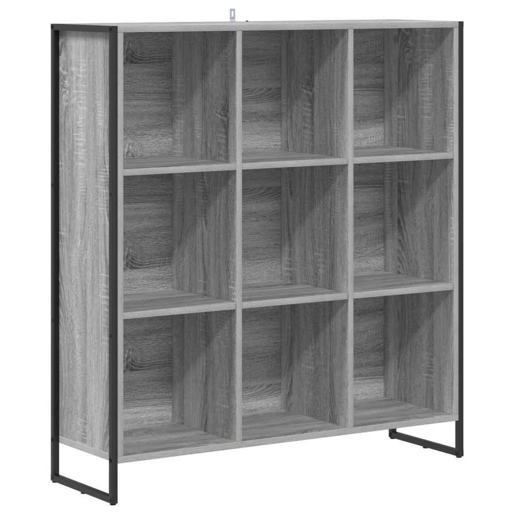 Produktbild för Bokskåp Grå Sonoma 99.5 x 30 x 108.5 cm Konstruerat trä