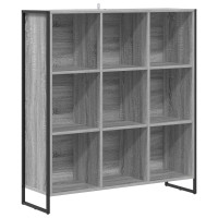 Produktbild för Bokskåp Grå Sonoma 99.5 x 30 x 108.5 cm Konstruerat trä