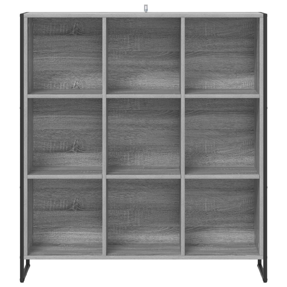 Produktbild för Bokskåp Grå Sonoma 99.5 x 30 x 108.5 cm Konstruerat trä