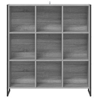 Produktbild för Bokskåp Grå Sonoma 99.5 x 30 x 108.5 cm Konstruerat trä