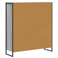 Produktbild för Bokskåp Grå Sonoma 99.5 x 30 x 108.5 cm Konstruerat trä