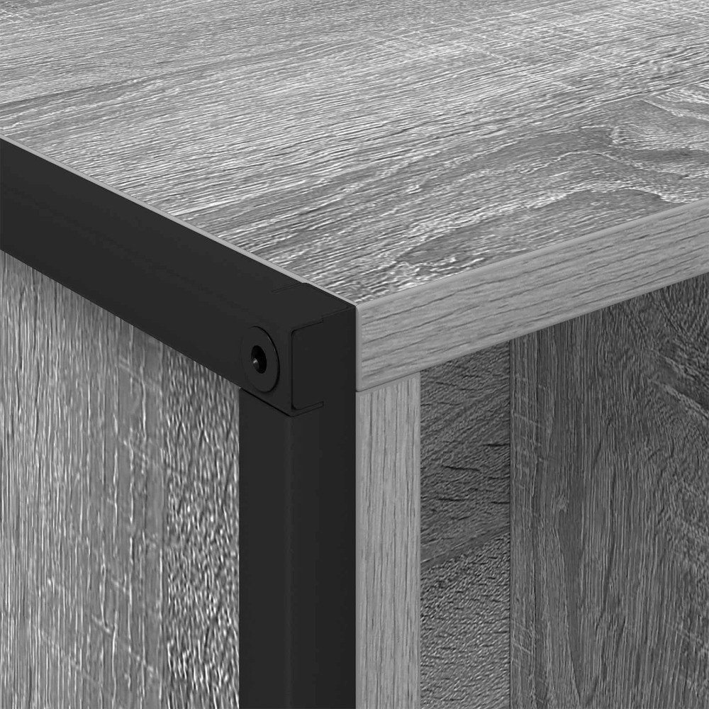 Produktbild för Bokskåp Grå Sonoma 99.5 x 30 x 108.5 cm Konstruerat trä