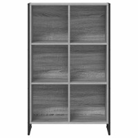 Produktbild för Bokskåp Grå Sonoma 99.5 x 30 x 108.5 cm Konstruerat trä