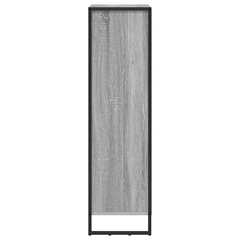 Produktbild för Bokskåp Grå Sonoma 99.5 x 30 x 108.5 cm Konstruerat trä
