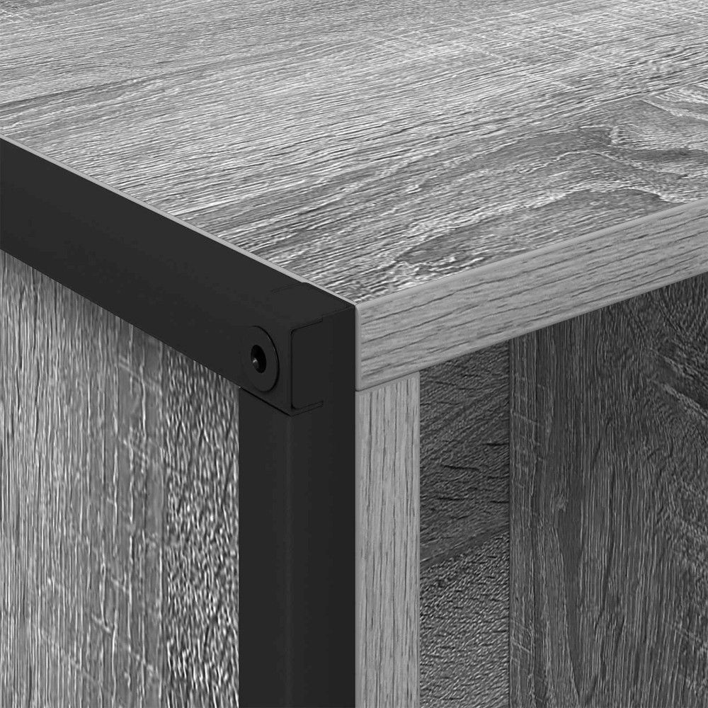 Produktbild för Bokskåp Grå Sonoma 99.5 x 30 x 108.5 cm Konstruerat trä