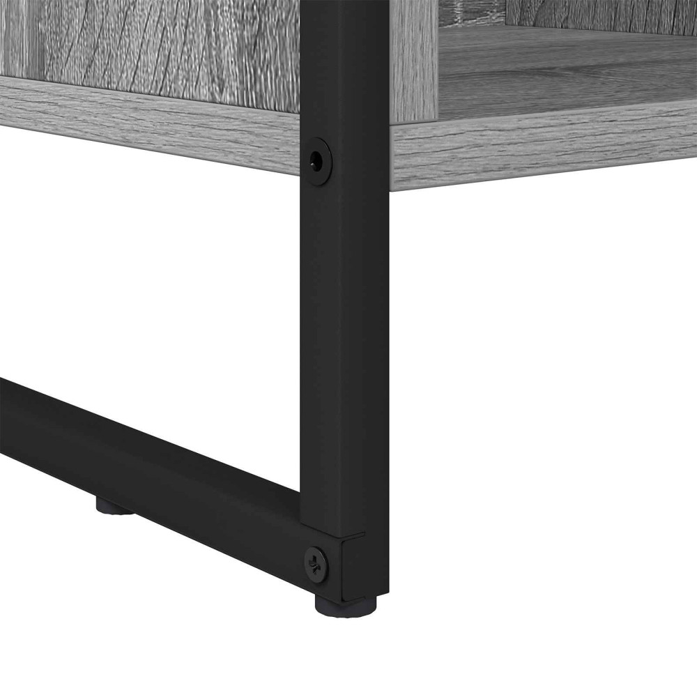 Produktbild för Bokskåp Grå Sonoma 99.5 x 30 x 108.5 cm Konstruerat trä