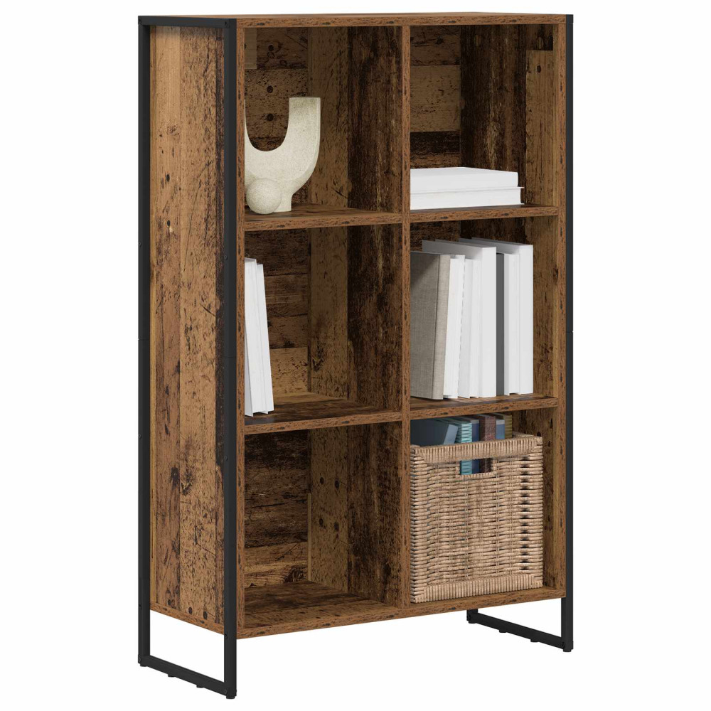 Produktbild för Bokskåp Gammalt trä 99.5 x 30 x 108.5 cm Konstruerat trä