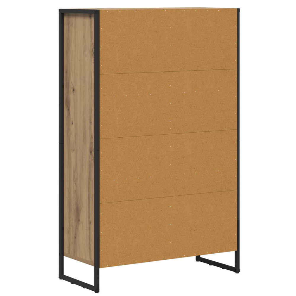 Produktbild för Bokskåp Artisan Ek 99.5 x 30 x 108.5 cm Konstruerat trä