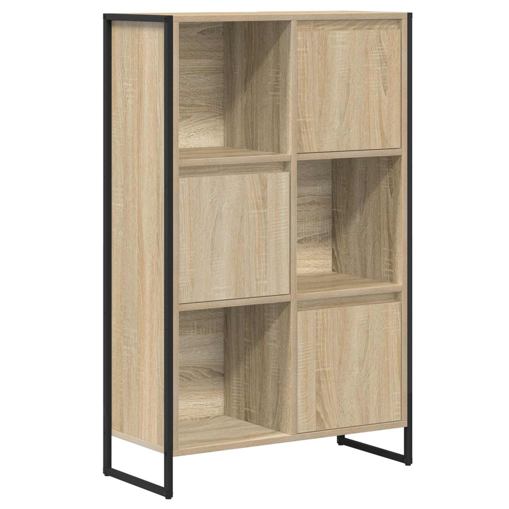 Produktbild för Bokskåp Sonoma 68 x 30 x 108.5 cm Konstruerat trä