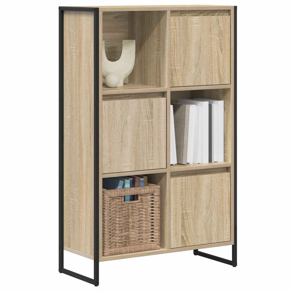 Produktbild för Bokskåp Sonoma 68 x 30 x 108.5 cm Konstruerat trä