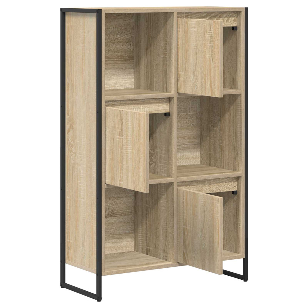 Produktbild för Bokskåp Sonoma 68 x 30 x 108.5 cm Konstruerat trä
