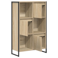 Produktbild för Bokskåp Sonoma 68 x 30 x 108.5 cm Konstruerat trä