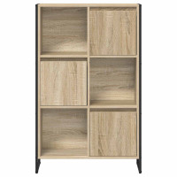 Produktbild för Bokskåp Sonoma 68 x 30 x 108.5 cm Konstruerat trä