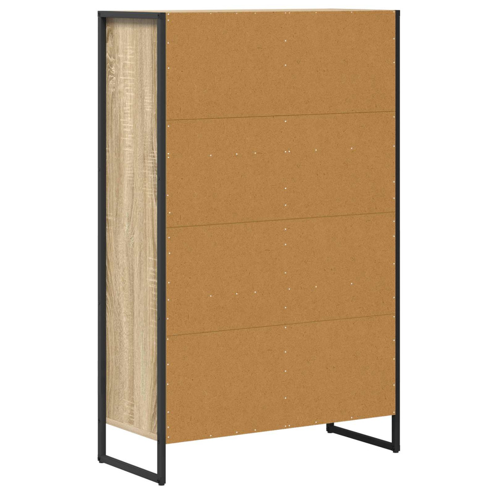 Produktbild för Bokskåp Sonoma 68 x 30 x 108.5 cm Konstruerat trä