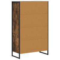 Produktbild för Bokskåp Rökek 68 x 30 x 108.5 cm Konstruerat trä