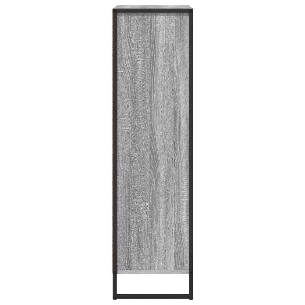 Produktbild för Bokskåp Grå Sonoma 68 x 30 x 108.5 cm Konstruerat trä