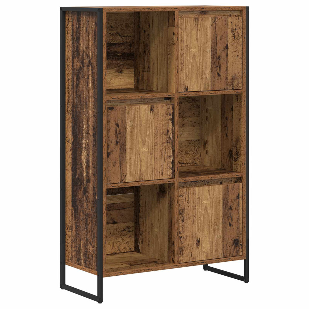 Produktbild för Bokskåp Gammalt trä 68 x 30 x 108.5 cm Konstruerat trä