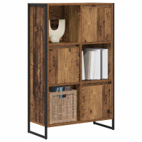 Produktbild för Bokskåp Gammalt trä 68 x 30 x 108.5 cm Konstruerat trä