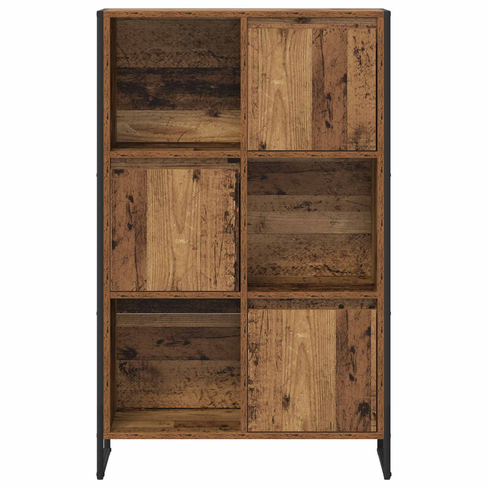Produktbild för Bokskåp Gammalt trä 68 x 30 x 108.5 cm Konstruerat trä