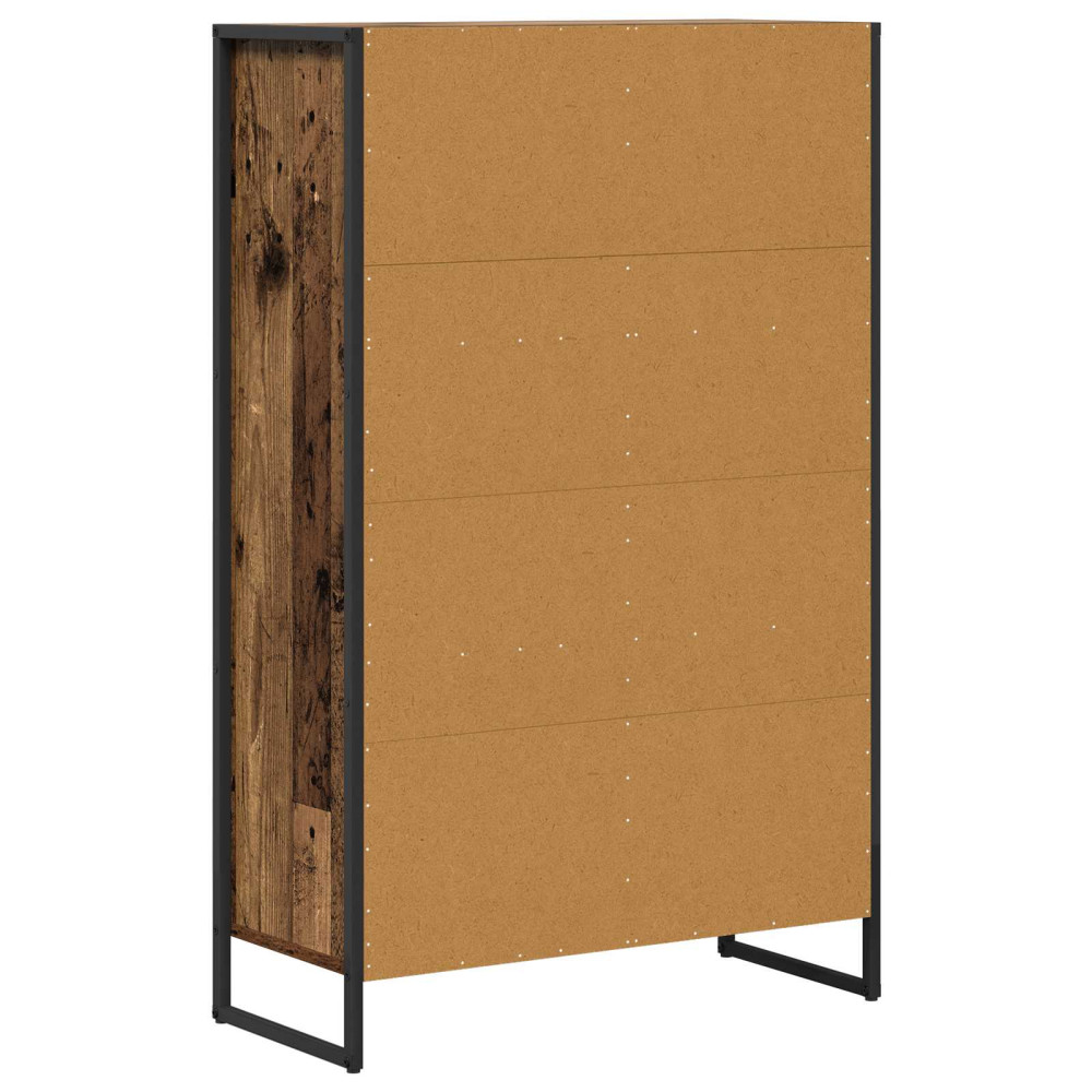 Produktbild för Bokskåp Gammalt trä 68 x 30 x 108.5 cm Konstruerat trä
