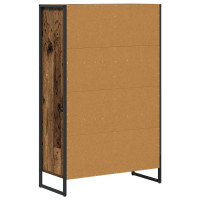 Produktbild för Bokskåp Gammalt trä 68 x 30 x 108.5 cm Konstruerat trä