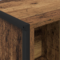 Produktbild för Bokskåp Gammalt trä 68 x 30 x 108.5 cm Konstruerat trä
