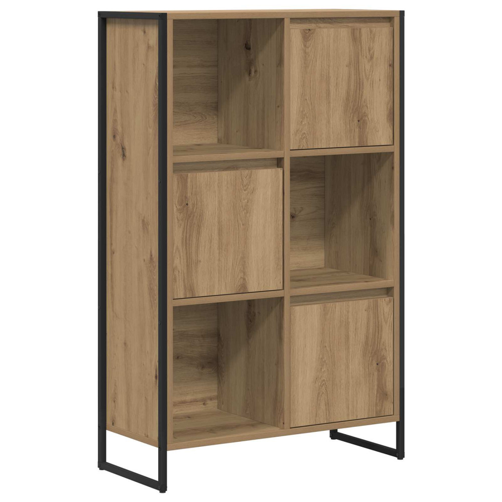Produktbild för Bokskåp Artisan Ek 68 x 30 x 108.5 cm Konstruerat trä