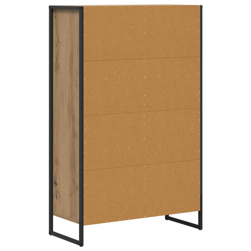 Produktbild för Bokskåp Artisan Ek 68 x 30 x 108.5 cm Konstruerat trä