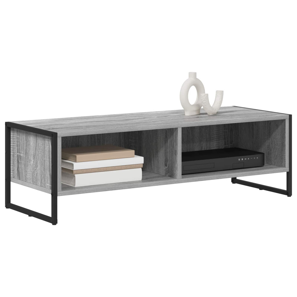 Produktbild för TV-skåp Grå Sonoma 100 x 36.5 x 30.5 cm Konstruerat trä