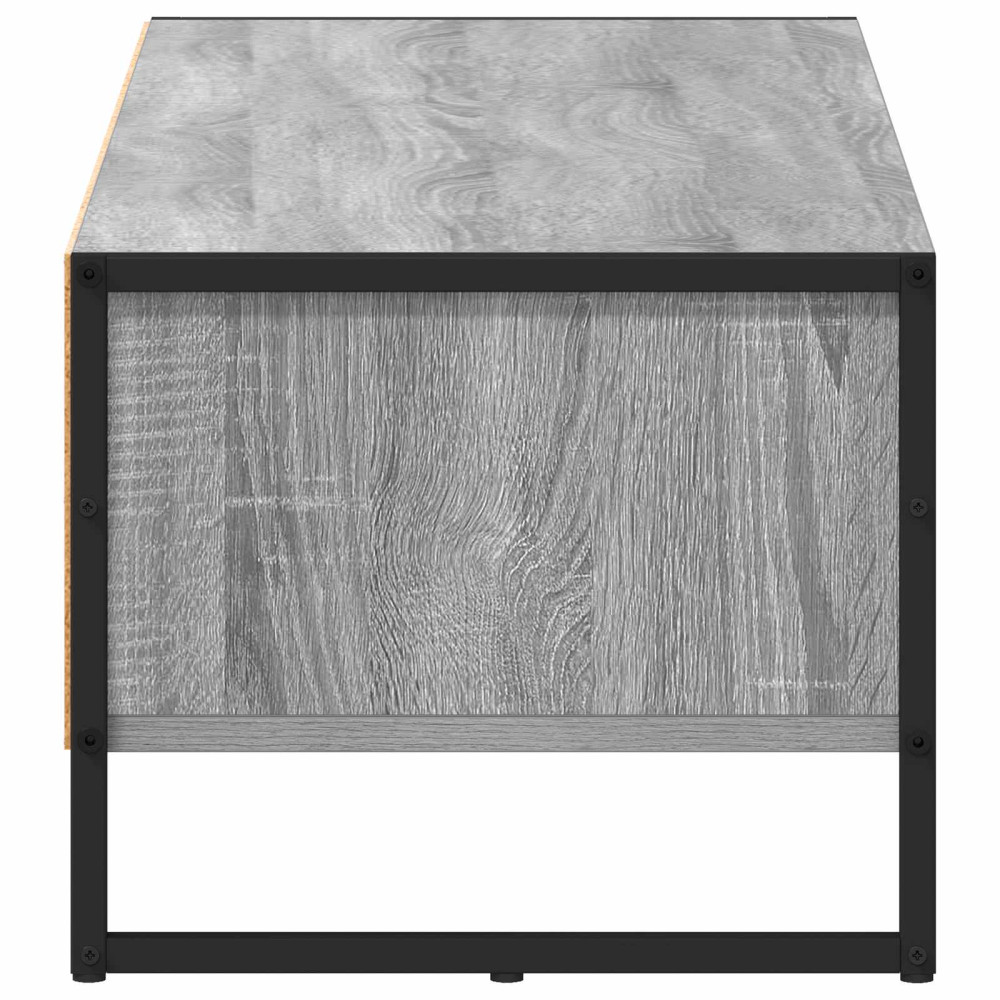 Produktbild för TV-skåp Grå Sonoma 100 x 36.5 x 30.5 cm Konstruerat trä