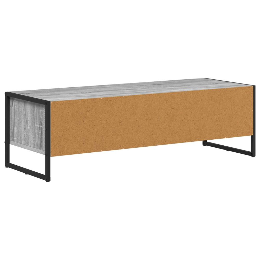 Produktbild för TV-skåp Grå Sonoma 100 x 36.5 x 30.5 cm Konstruerat trä