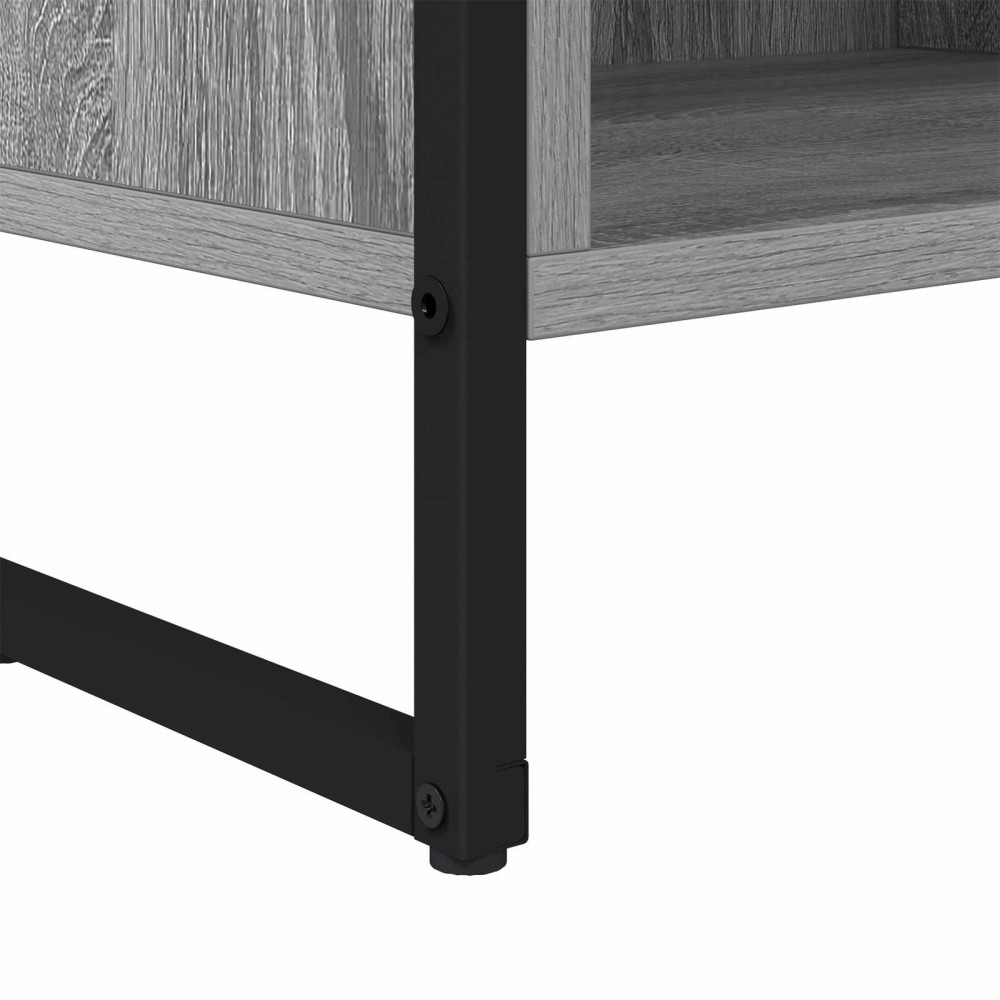 Produktbild för TV-skåp Grå Sonoma 100 x 36.5 x 30.5 cm Konstruerat trä