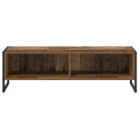 Produktbild för TV-skåp Gammalt trä 100 x 36.5 x 30.5 cm Konstruerat trä