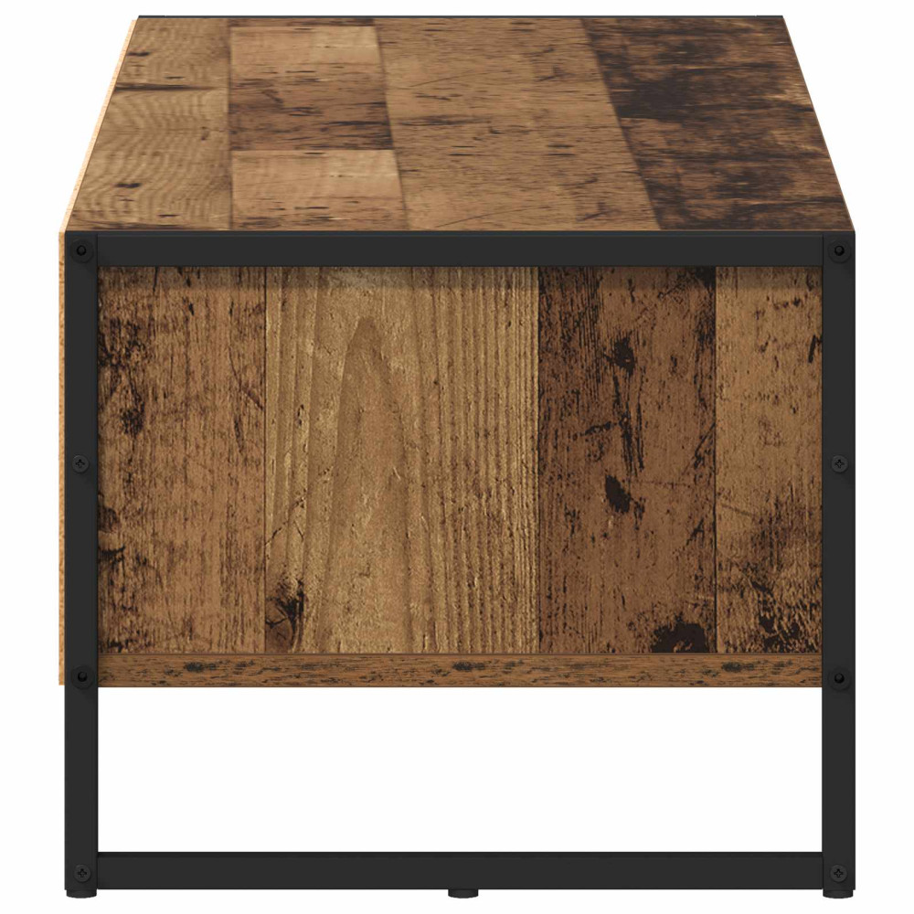 Produktbild för TV-skåp Gammalt trä 100 x 36.5 x 30.5 cm Konstruerat trä
