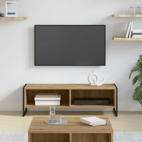 vidaXL TV-skåp 100 x 36.5 x 30.5 cm Artisan Ek Konstruerat trä