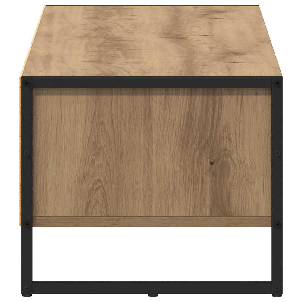 Produktbild för TV-skåp 100 x 36.5 x 30.5 cm Artisan Ek Konstruerat trä