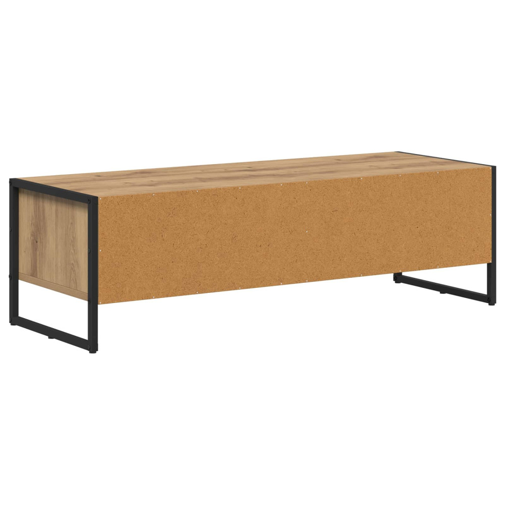 Produktbild för TV-skåp 100 x 36.5 x 30.5 cm Artisan Ek Konstruerat trä