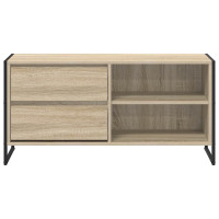 Produktbild för TV-skåp med låda Sonoma 100 x 36 x 49,5 cm Konstruerat trä