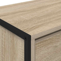Produktbild för TV-skåp med låda Sonoma 100 x 36 x 49,5 cm Konstruerat trä