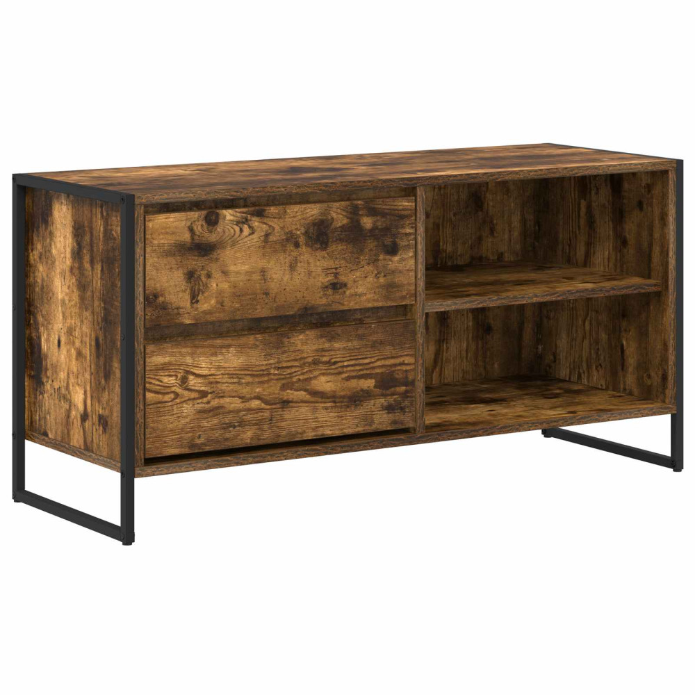 Produktbild för TV-skåp med låda Rökek 100 x 36 x 49,5 cm Konstruerat trä