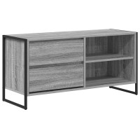 Produktbild för TV-skåp med låda Grå Sonoma 100 x 36 x 49,5 cm Konstruerat trä