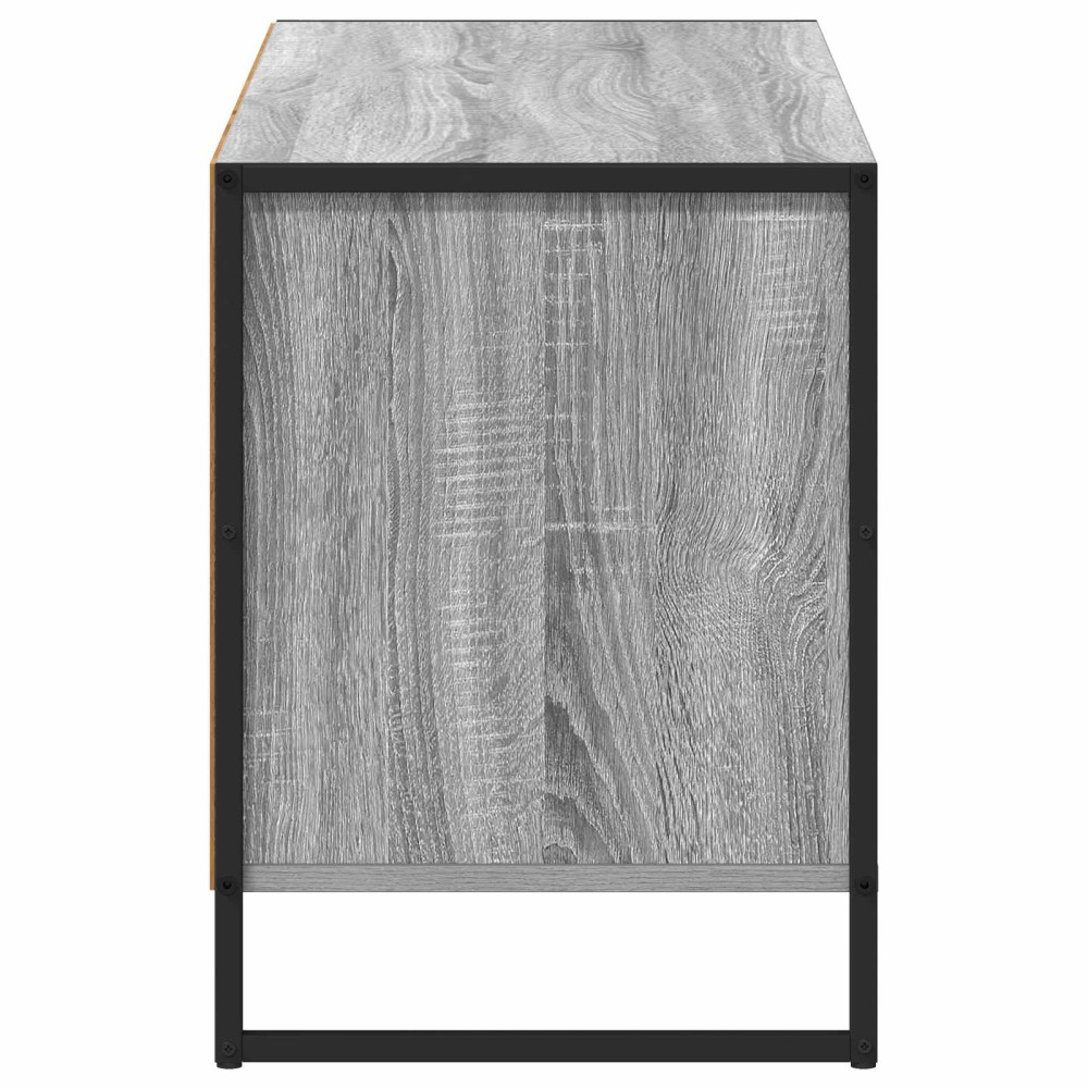 Produktbild för TV-skåp med låda Grå Sonoma 100 x 36 x 49,5 cm Konstruerat trä