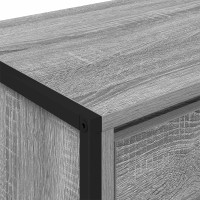 Produktbild för TV-skåp med låda Grå Sonoma 100 x 36 x 49,5 cm Konstruerat trä