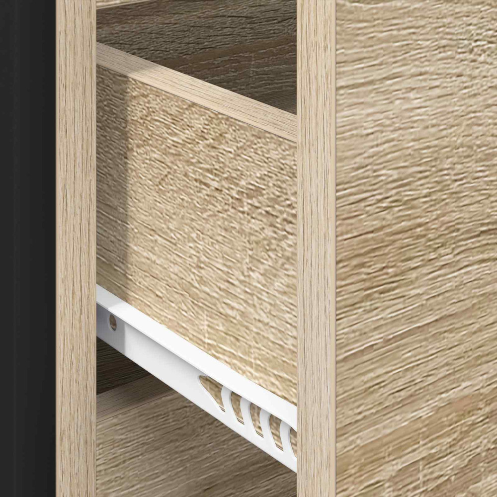 Produktbild för Sideboard med låda Sonoma 79 x 36 x 75.5 cm Konstruerat trä