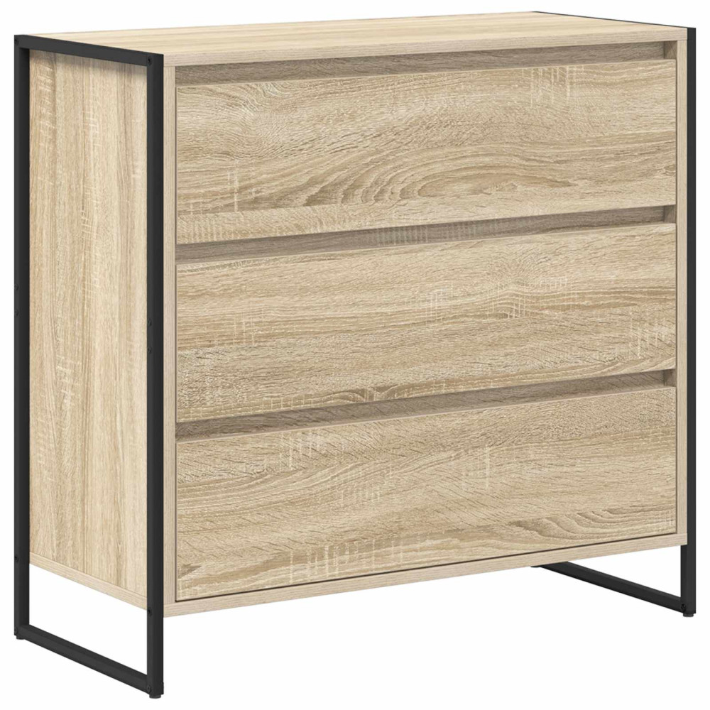 Produktbild för Sideboard med låda Sonoma 79 x 36 x 75.5 cm Konstruerat trä