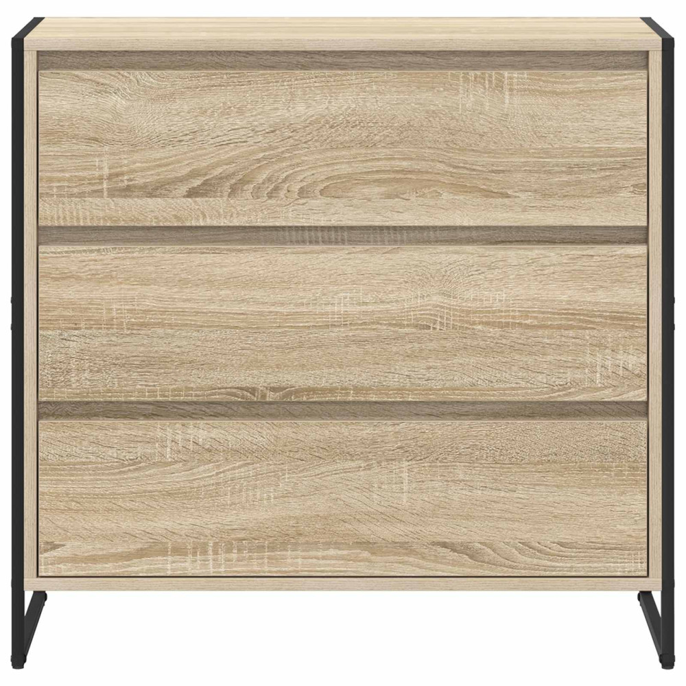 Produktbild för Sideboard med låda Sonoma 79 x 36 x 75.5 cm Konstruerat trä