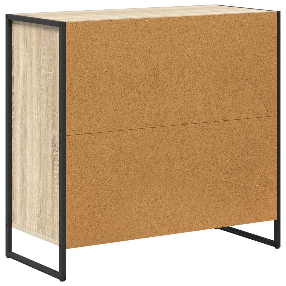 Produktbild för Sideboard med låda Sonoma 79 x 36 x 75.5 cm Konstruerat trä