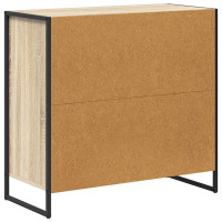 Produktbild för Sideboard med låda Sonoma 79 x 36 x 75.5 cm Konstruerat trä