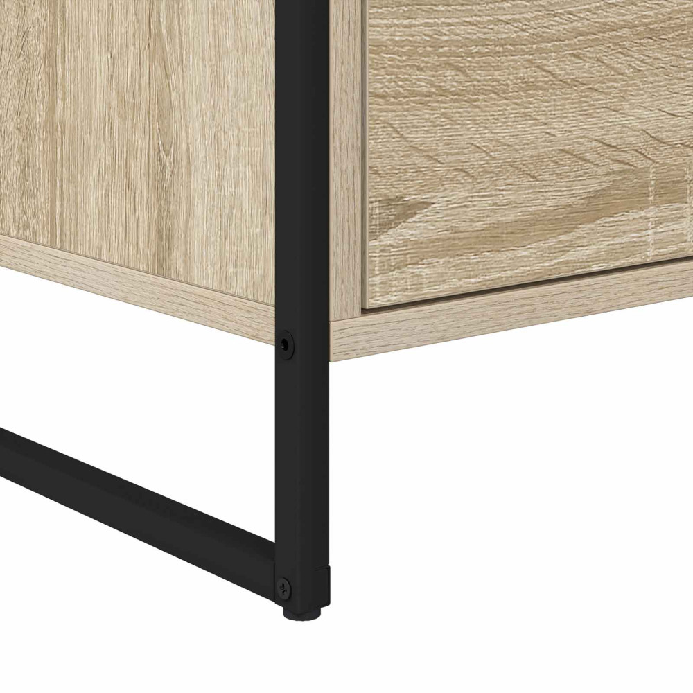 Produktbild för Sideboard med låda Sonoma 79 x 36 x 75.5 cm Konstruerat trä